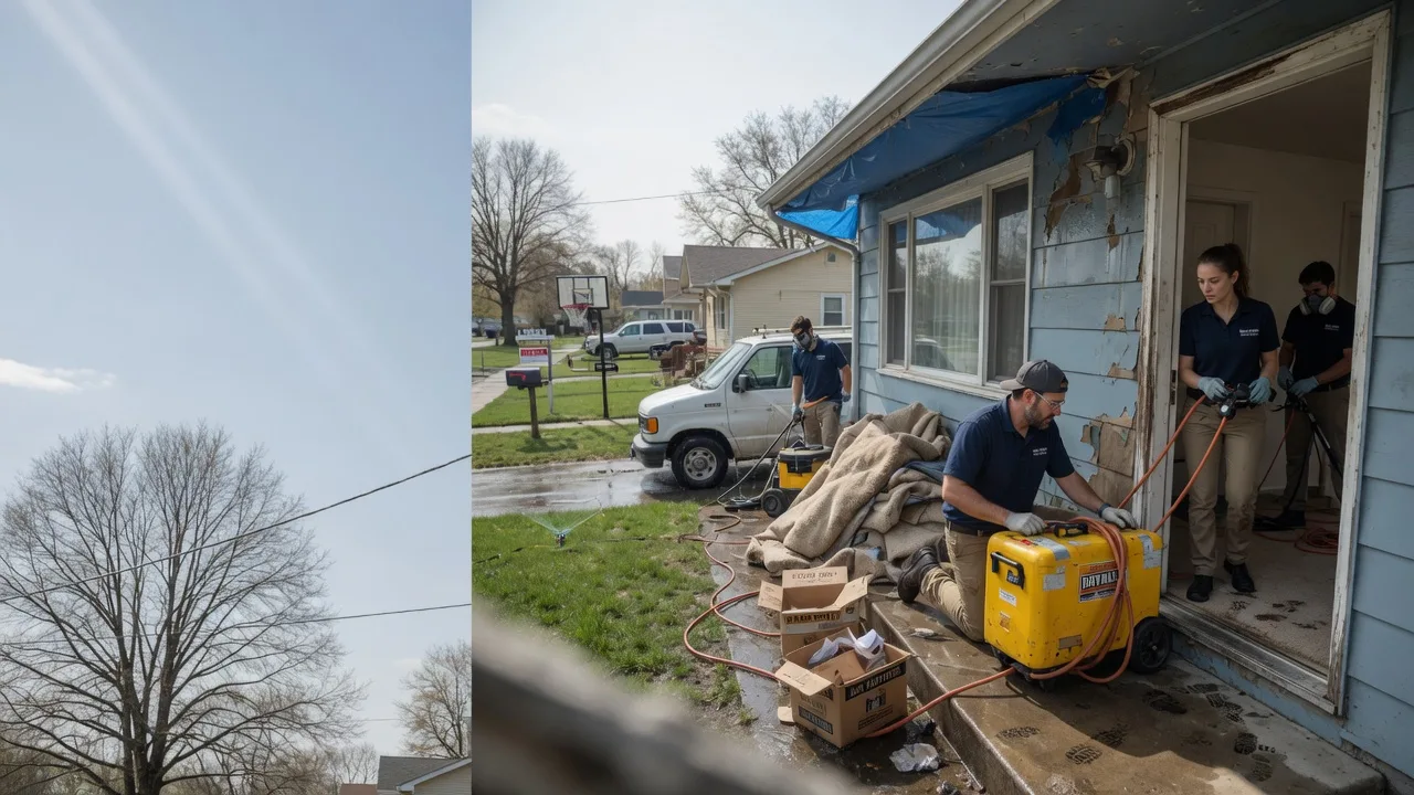 Basement Flood Cleanup in Valley Center, KS near me